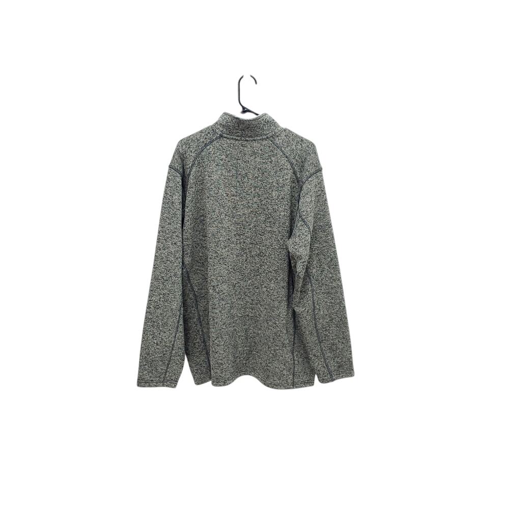EDDIE BAUER Men's Fleece Pullover Heathered 3/4 Zip Jacket - Picture 8 of 10